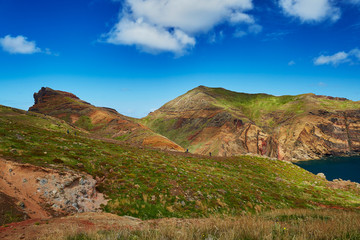 Beautiful landscape of Ponta de Sao Lourenco on the Eastern coast of Madeira island