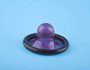 purple condom