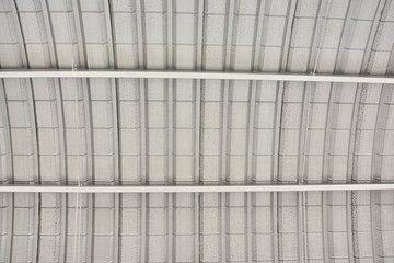 Fototapeta na wymiar Under-roof corridor on pattern background.