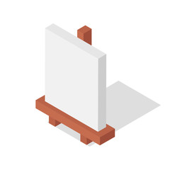 Easel vector illustration