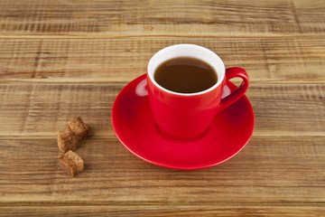 red coffee Cup