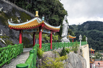 The scenic site of Chin Swee Caves Temple, Genting Highland, Malaysia. - The Chin Swee Caves Temple is situated in the most scenic site of Genting Highlands.