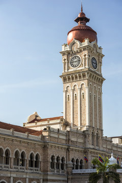 Sultan Abdul Samad Building at Dataran Merdeka, Kuala Lumpur, Malaysia - The building dating from 1894 used for British colonial government.