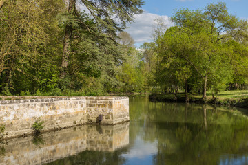 Castle Azay-Le-Rideau in France
