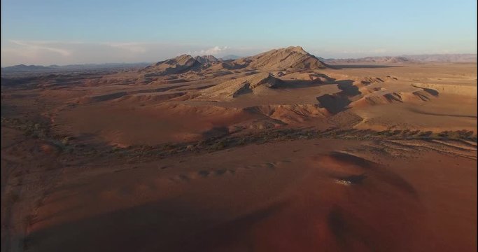 Désert Namibien vu du ciel