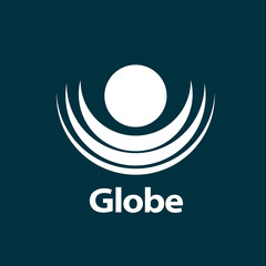 vector logo globe