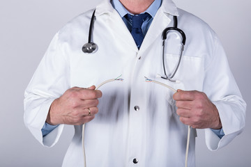 Netzwerkfehler im Krankenhaus