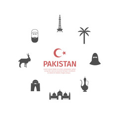 Pakistan icons