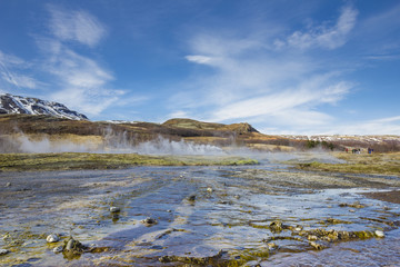 Heiße Quellen auf Island.