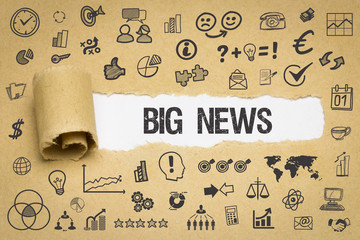 Big News / Papier mit Symbole