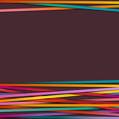 Background with overlapping colorful lines, eps10 vector
