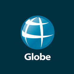 vector logo globe