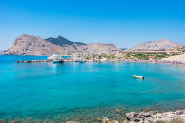 Kolymbia coastline. Rhodes, Greece