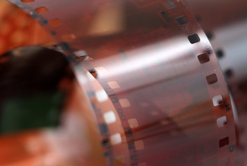 roll of a vintage 35mm color negative film