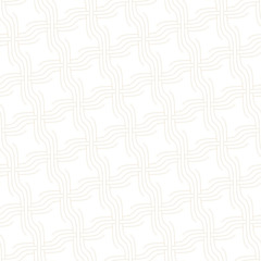 Seamless subtle cross lattice pattern. Abstract geometric tiling mosaic. Stylish background design