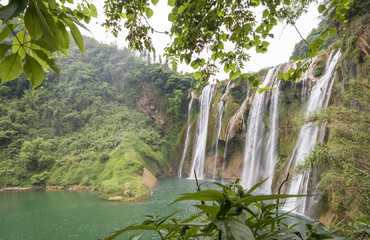 Jiulong waterfalls (nine dragon waterfalls) in Luoping, Yunnan province, China