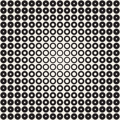 Fototapeta na wymiar Abstract black and white pattern background. Seamless geometric circle halftone. Stylish modern texture..