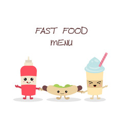 Cute fast food meals