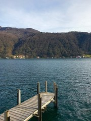Lake and dock