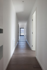 Empty corridor in a modern house