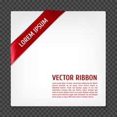 Corner vector ribbon