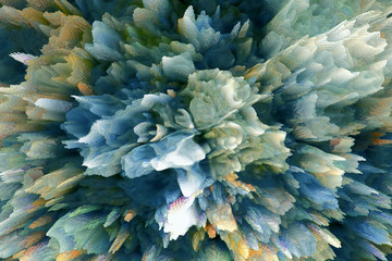 Abstract background squares and lines with waves.