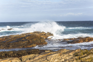 Cape St. Francis waves in South Africa