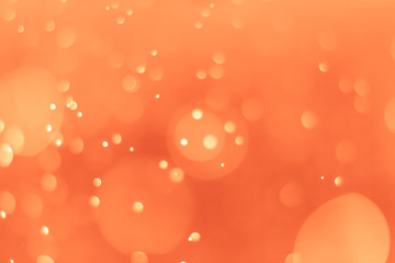 bokeh background orange