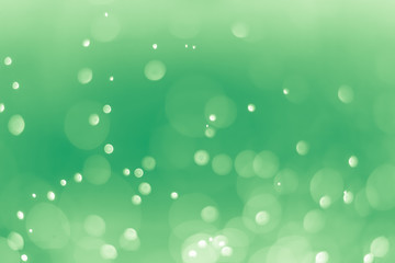 bokeh background green
