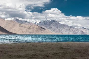 Blue Lake and mountain
