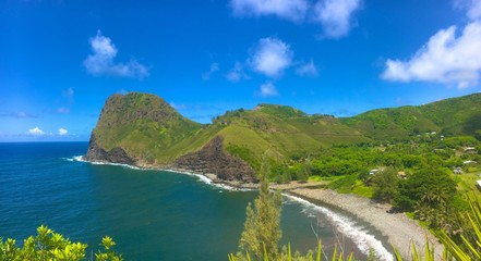 Obraz premium west maui mountain bay