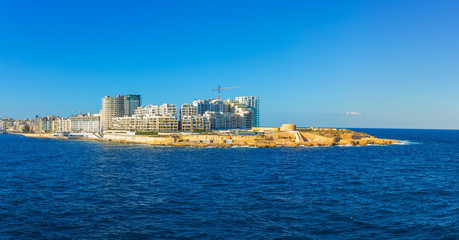 Obraz premium Malta Valletta Sliema - Fort Tigné