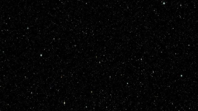 Fly and spin through space - less stars. No clouds or space dust, only stars and open black space.  Black background, mask incliuded