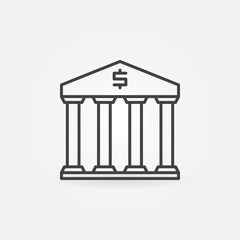 Bank linear icon