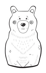 Bear doodle
