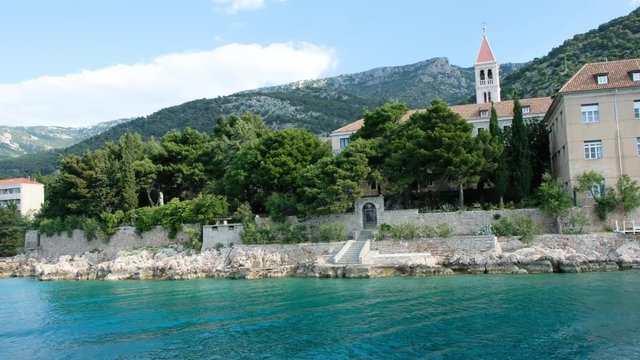 Monastery Bol Brac island seaside