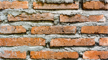 Very rough brick wall Background element