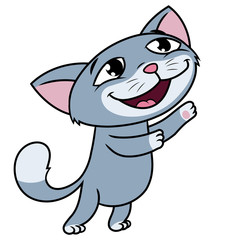 Obraz premium Kitten is asking for a hug