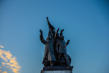 Fototapeta na wymiar statue of independence 