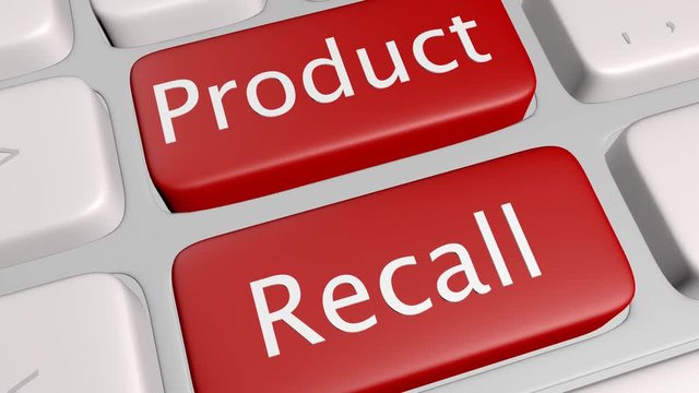 Product recall keyboard animation