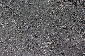 Volcanic small gravel backgrounds Caldera de los Cuervos on Lanzarote
