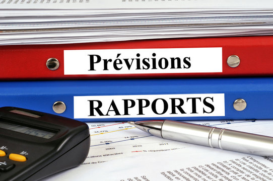 Dossiers pr&eacute;visions et rapports