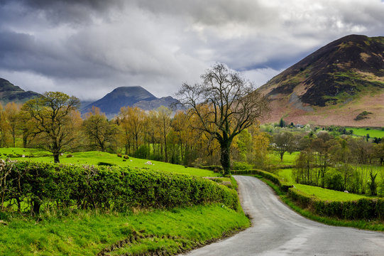 Country lane in Lake District