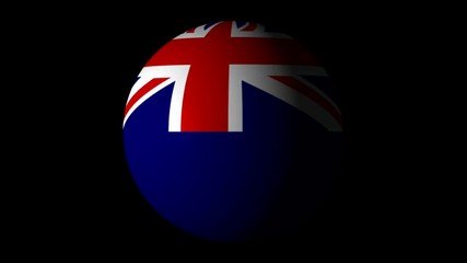 anguilla flag texture on wall. 3D Design element.