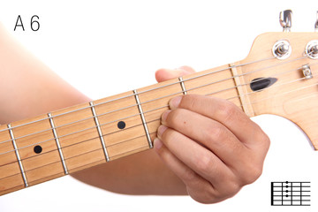 A6 guitar chord tutorial
