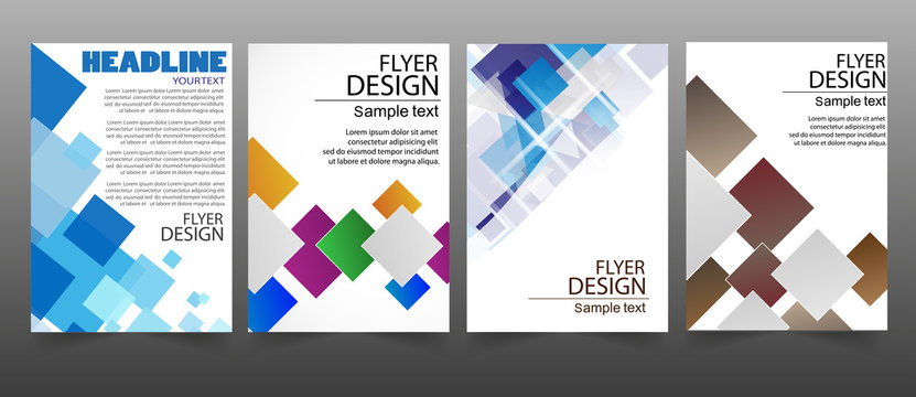 Set of Flyer design - Vector business Eps 10