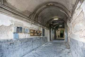 Entrance corridor to a residential building