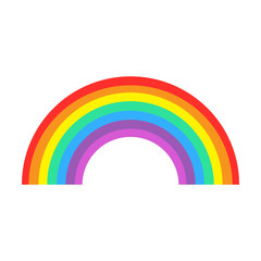rainbow isolated vector