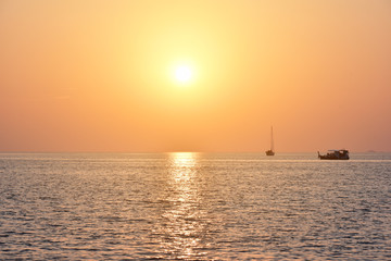 Fototapeta na wymiar Sunset at Lipe island