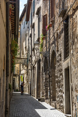 Fototapeta na wymiar Streets of Orvieto, Italy
